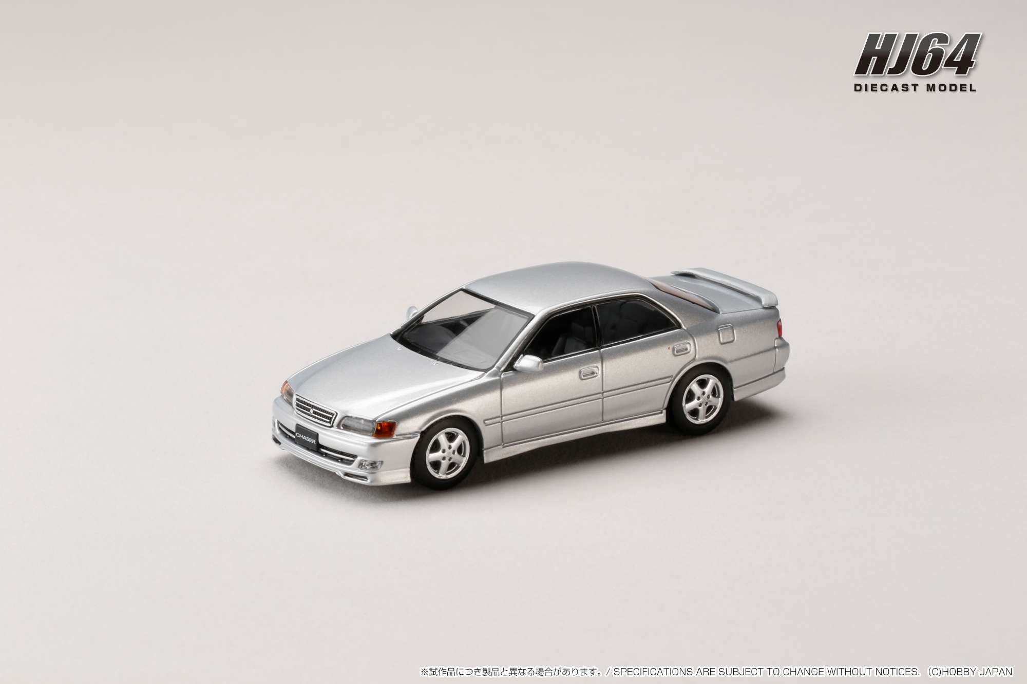 HJ642072S HJ64 1/64 トヨタ チェイサー TOURER V (JZX100) 1998 シルバーメタリック