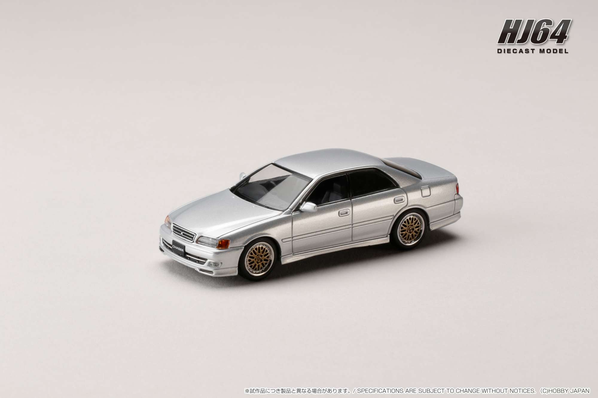 HJ644072S HJ64 1/64 トヨタ チェイサー TOURER V (JZX100) 1998 / JDM STYLE シルバーメタリック