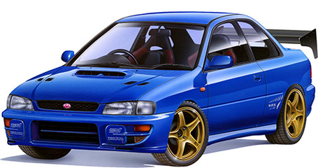 ID-327 1/24 インチアップシリーズ №327 スバル インプレッサ Sti バージョンⅥ(GT・Wウイング付き)