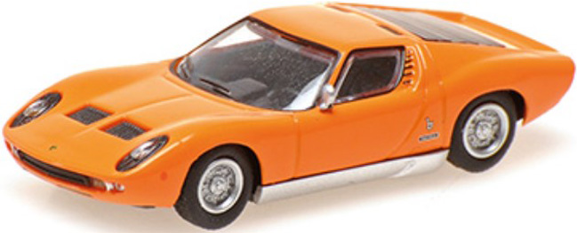 870103021 ミニチャンプス 1/87 ランボルギーニ ミウラ 1966 オレンジ