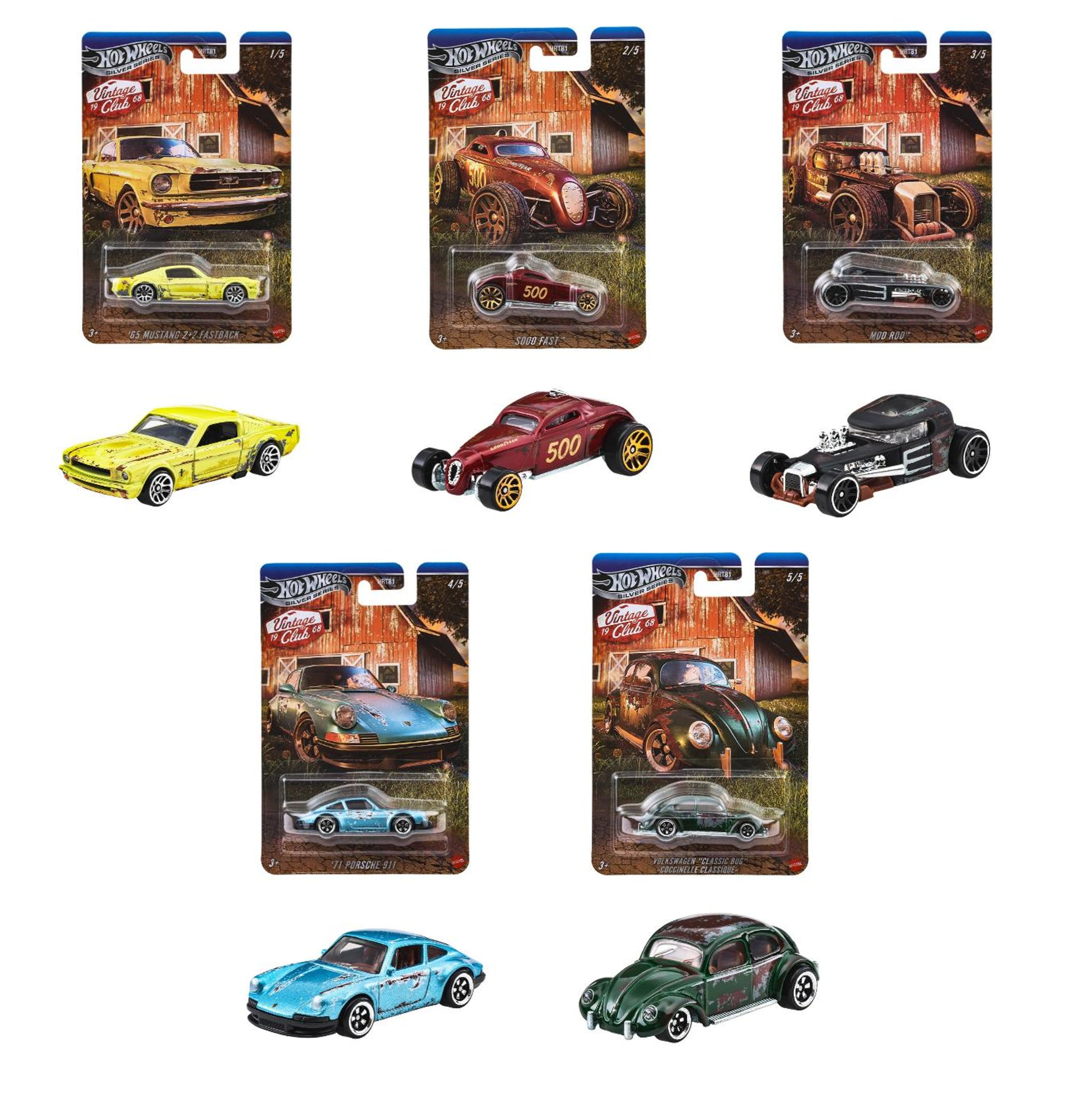 HRT81-986H ホットウィール ヴィンテージ アソート - バーン・ファインズ (入数:10) 2026年04月発売