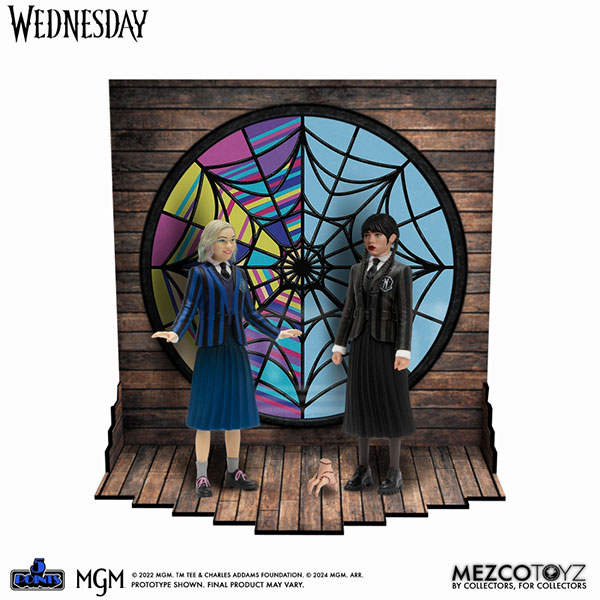 メズコトイズ:5ポイント/ Netflix Wednesday:  ウェンズデー・アダムス&イーニッド・シンクレア 3.75イン
