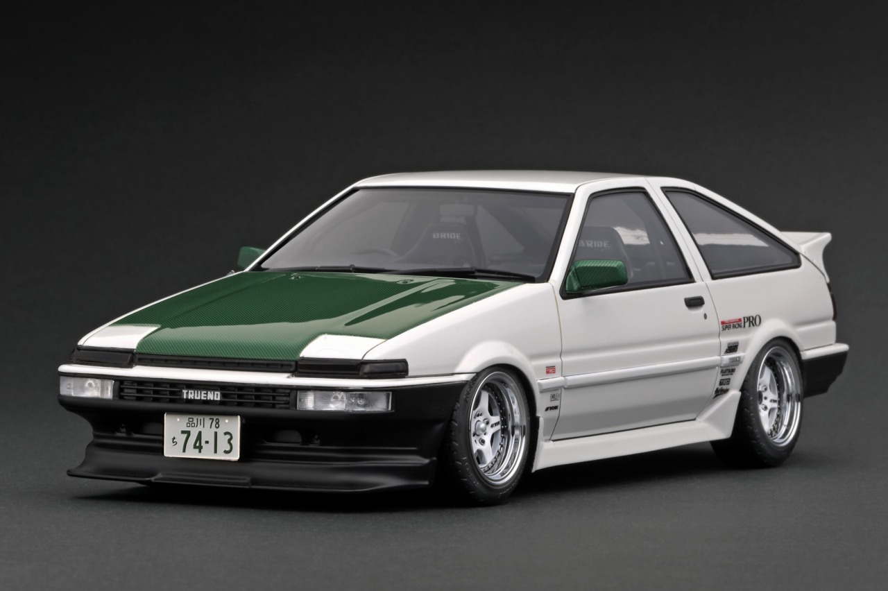 IG3489 IGモデル 1/18 Toyota Sprinter Trueno (AE86) 3Door TK-Street Ver White