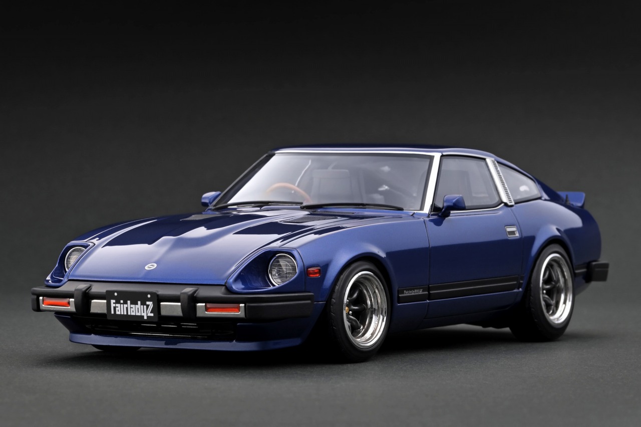 IG3518 IGモデル 1/18 Nissan Fairlady Z (S130)  Blue Metallic