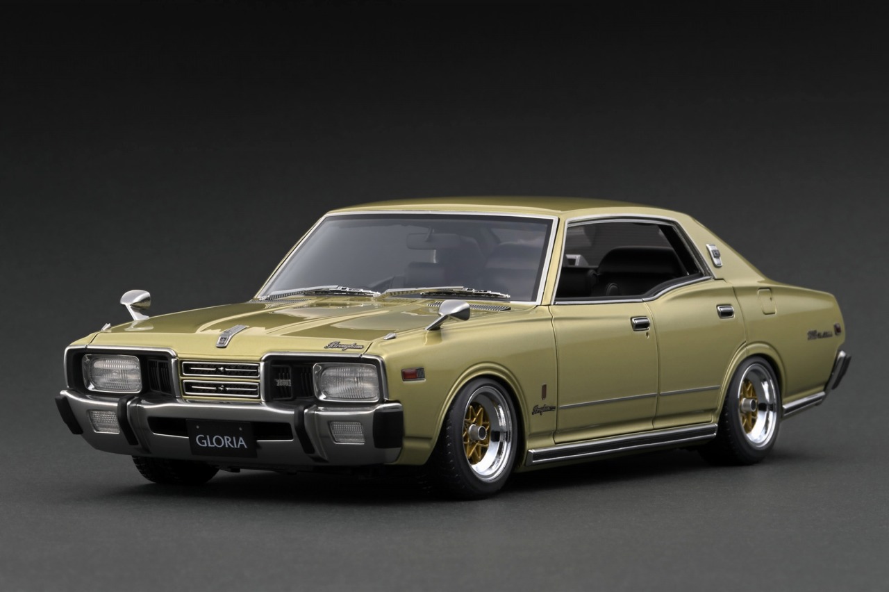 IG3554 IGモデル 1/18 Nissan Gloria Brougham (330)  Gold