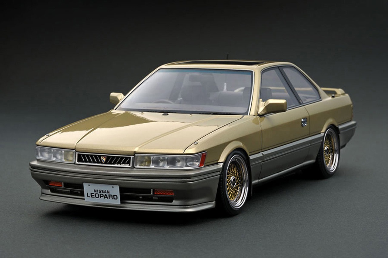 IG3700 IGモデル 1/18 Nissan Leopard 3.0 Ultima (F31) Gold/Silver