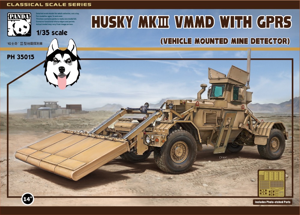 PH35015 パンダホビー 1/35 ハスキーMk.III VMMD w/GPRS  (地中レーダー探査システム)