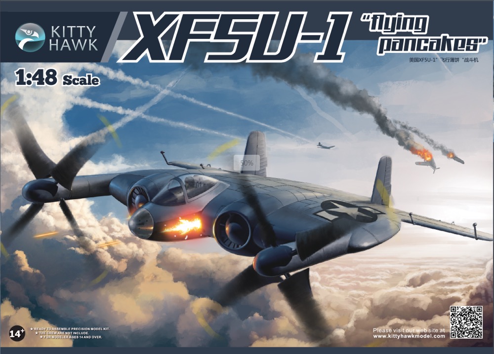KH80135 キティホーク 1/48  XF5U-1フライングパンケーキ