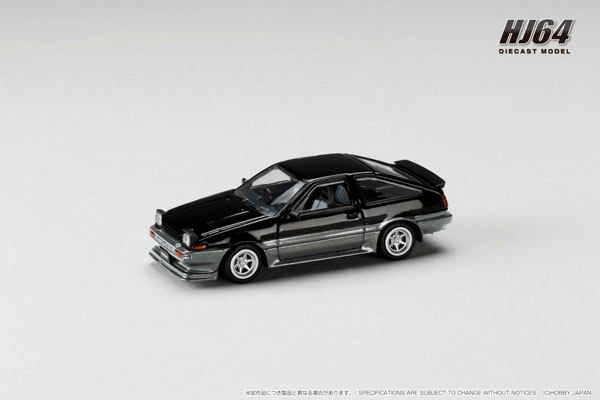 HJ645052SG HJ64 1/64 トヨタ スプリンター トレノ 後期型 JDM Style ブラック / グレー