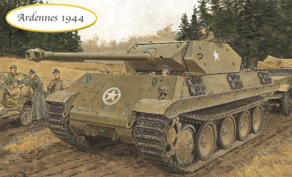 DR6561SP ドラゴン 1/35 WW.II ドイツ軍 M10パンター(偽装戦車)グライフ作戦 1944 マジックトラック//赤外線暗視装置