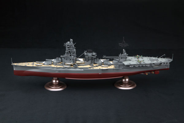 350艦船-12 EX-1 1/350 日本海軍航空戦艦 日向(帝国海軍乗組員フィギュア付き)