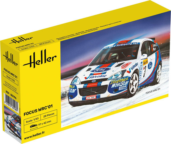 HE80196 エレール 1/43 フォードフォーカス WRC 2001