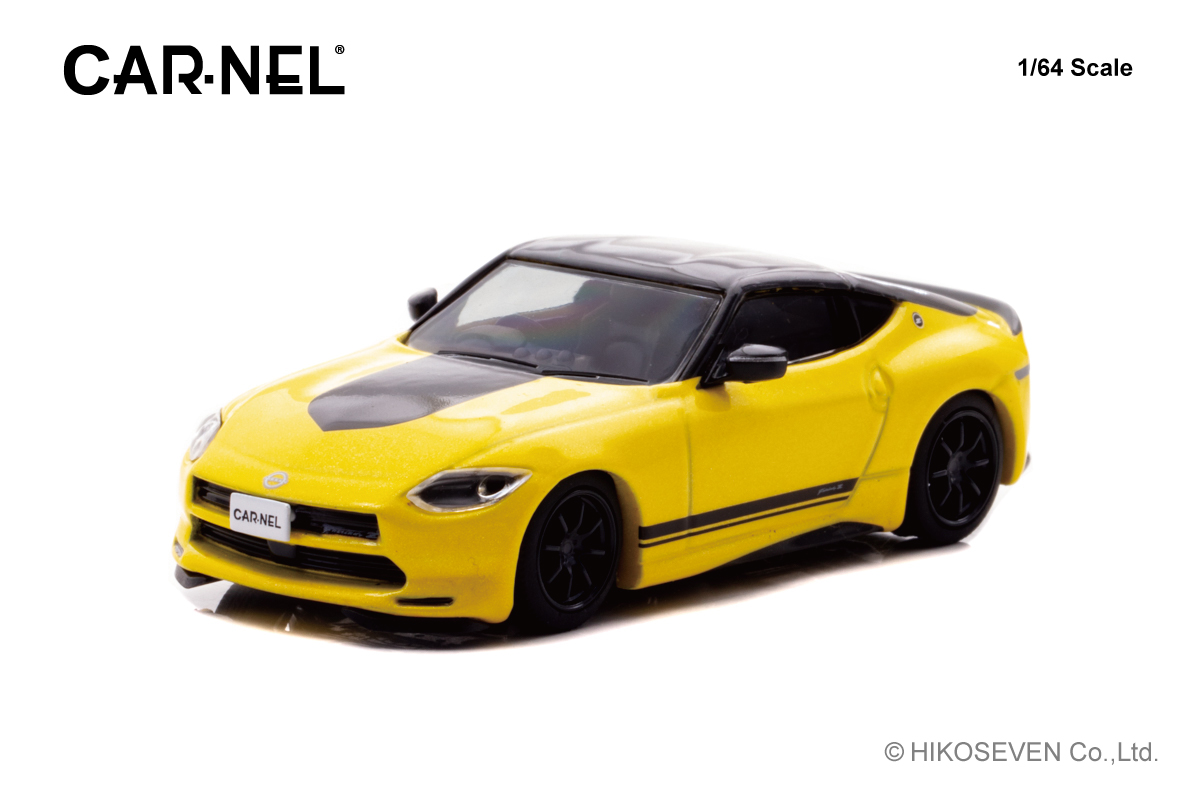 CN640040 CARNEL 1/64 日産 フェアレディ Z Version ST Customized Edition 2023 Ikazuchi Yellow / Super Black