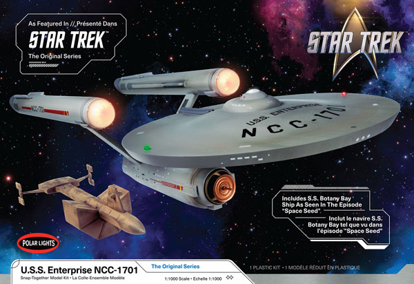 POL1000 ポーラライツ 1/1000 スター・トレック 宇宙大作戦 U.S.S. エンタープライズ NCC-1701 (スナップキット)