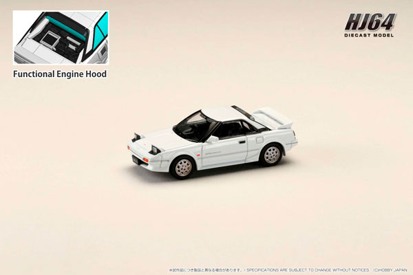 HJ641056BW HJ64 1/64 Toyota MR2 1600G-LIMITED SUPER CHARGER 1986  スーパーホワイトⅡ