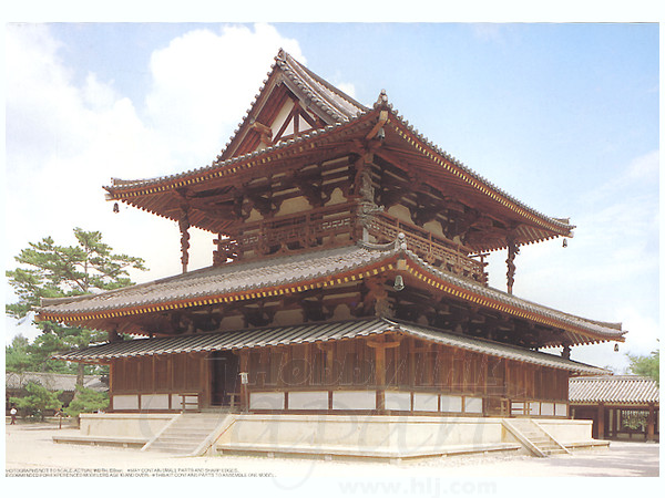 建3 1/150 法隆寺 金堂