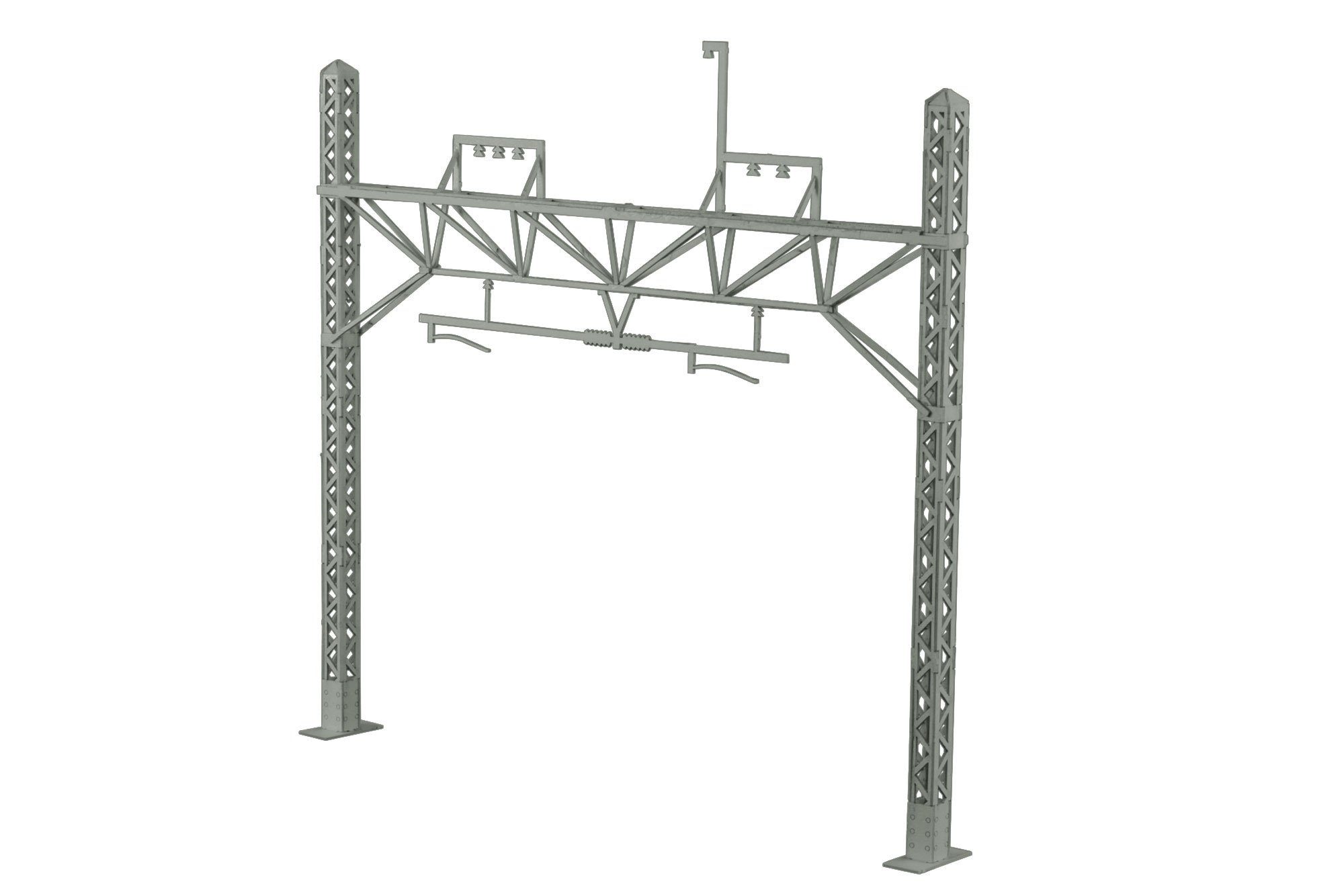 MS068 1/80 ペーパーキット 架線柱 (グレー)