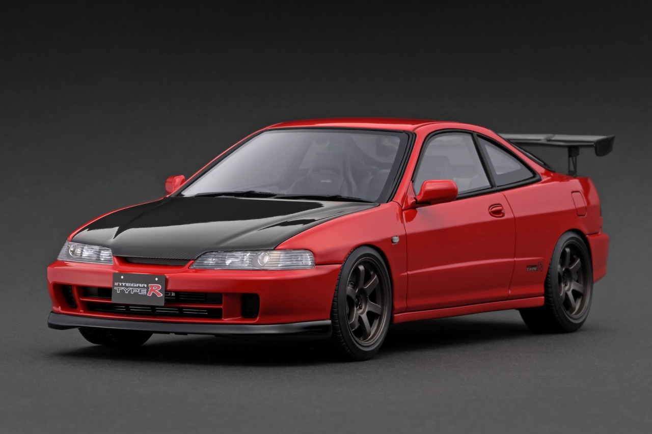 IG3057 IGモデル 1/18 Honda INTEGRA (DC2) TYPE R Red With Engine  ※B18C VTECエンジン付属