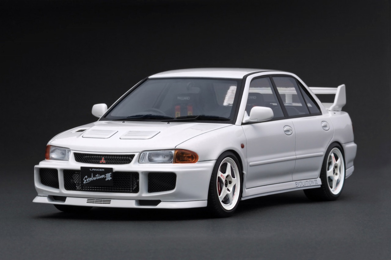 IG3549 IGモデル 1/18 Mitsubishi Lancer Evolution Ⅲ GSR (CE9A) White