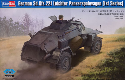 83811 HOBBY BOSS 1/35 ドイツ Sd.kfz.221 軽装甲車(第1シリーズ)