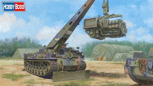 84568 HOBBY BOSS 1/35 ドイツ陸軍 BPz2A2 バッファロー 戦車回収車