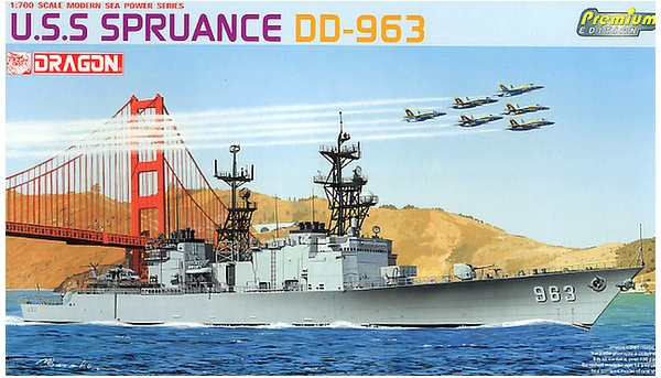 DR7084 ドラゴン 1/700 アメリカ海軍 駆逐艦 スプルーアンス DD-963