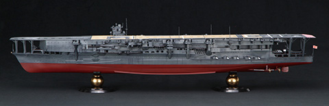 350艦船-11EX-4 1/350 艦船モデルシリーズ №11 EX-4 旧日本海軍航空母艦 加賀(帝国海軍乗組員フィギュア付き)