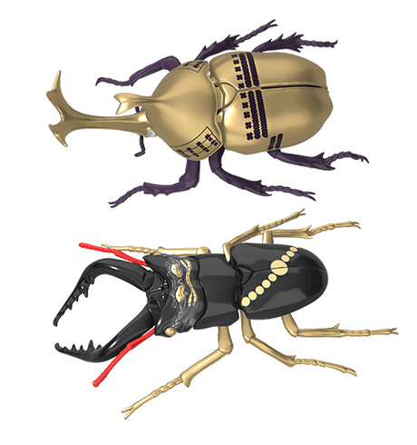 自由研究-255 自由研究シリーズ No.255 武将編 カブトムシ 徳川家康/クワガタムシ 本多忠勝 仕様