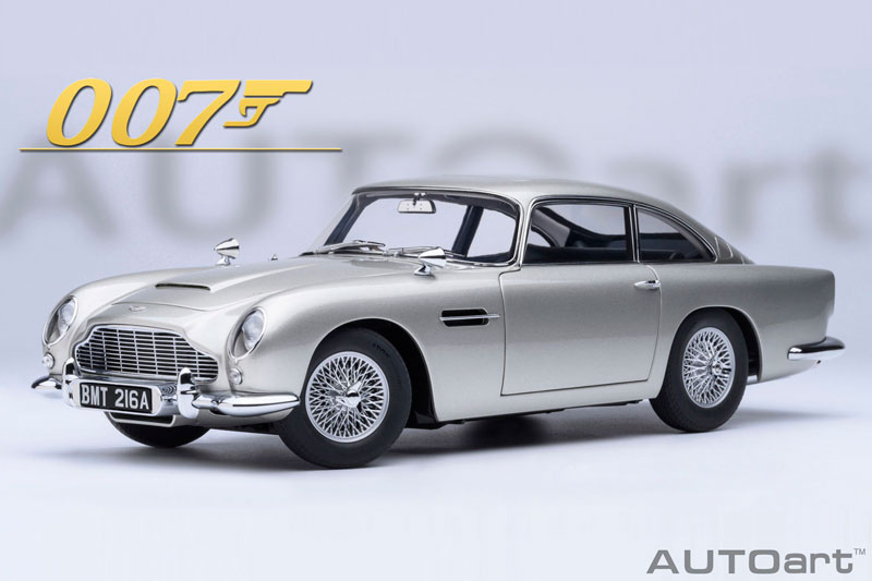 70296 1/18 アストンマーチン DB5 「007/ゴールドフィンガー」 ボンドカー