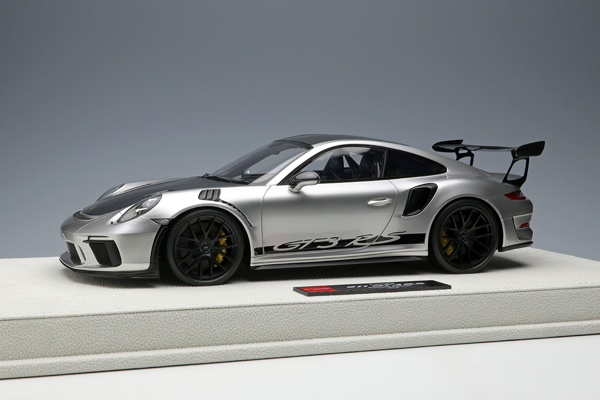 EML072B EIDOLON 1/18 Porsche 911 (991.2) GT3 RS Weissach Package 2018 GTシルバーメタリック