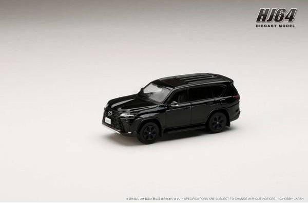 HJ643061BK HJ64 1/64 LEXUS LX600 OFFROAD Black