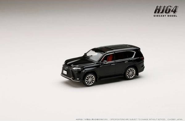 HJ644061BK HJ64 1/64 LEXUS LX600 F Sport Black