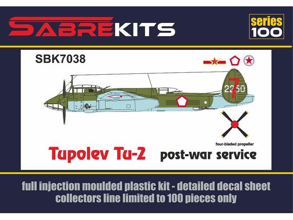 SBK7038 セイバーキッツ 1/72 ツポレフ Tu-2 `アジア諸国`