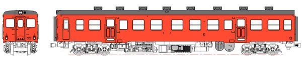 TW-K25-200DM 1/80 国鉄 キハ25-200代 (二段上昇窓) 首都圏色 動力付