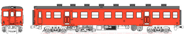 TW-K25-200DT 1/80 国鉄 キハ25-200代 (二段上昇窓) 首都圏色 動力なし