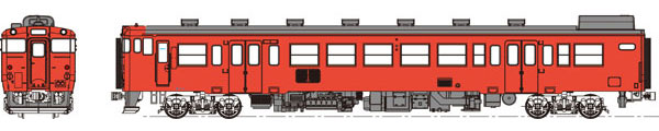 TW-K47-0DT 1/80 国鉄 キハ47-0代 首都圏色 動力なし