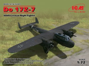 72307 ICM 1/72 ドルニエ Do17Z-7 夜間戦闘機