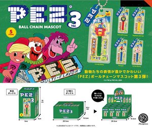 PEZ ボールチェーンマスコット Vol.3 BOX版(※12)