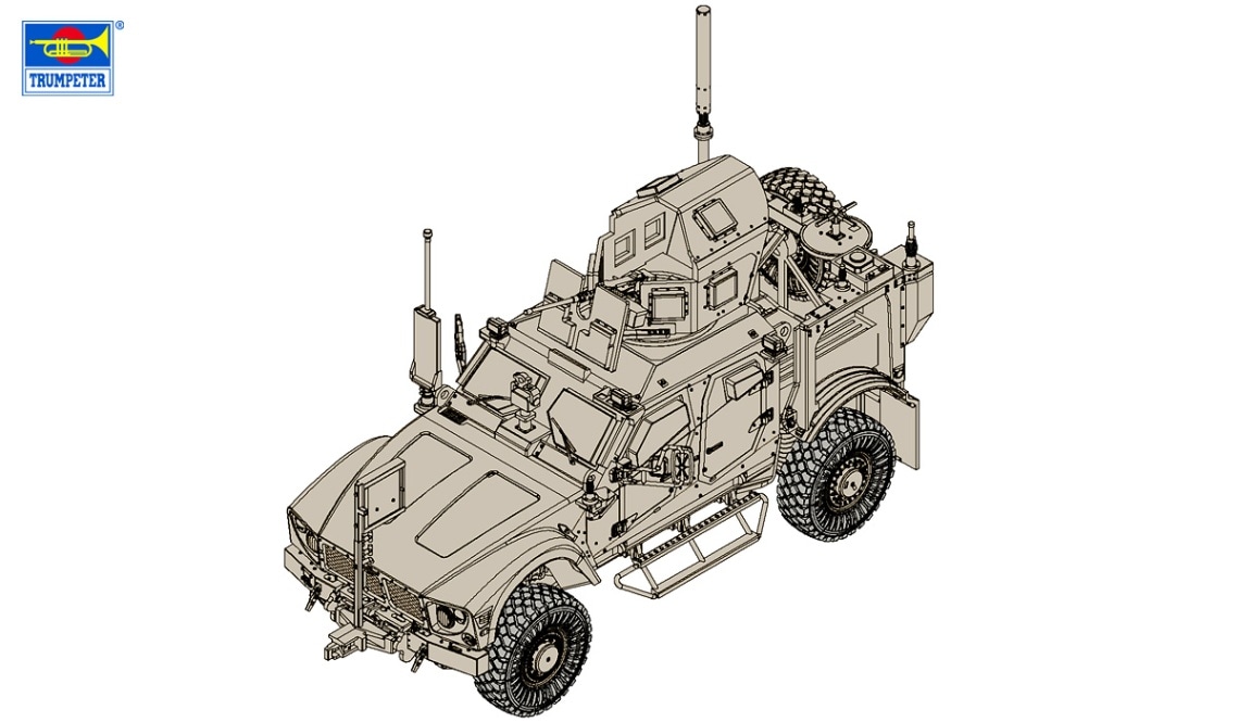 07413 トランペッター 1/72 アメリカ陸軍 M1240 M-ATV/MRAP