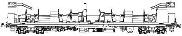 TW-K20-DT19M 1/80 キハ20系用 動力ユニット(DT19)前灯・標識灯用LED基板付