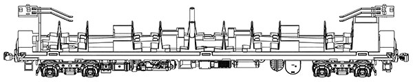 TW-K20-DT19T 1/80 キハ20系用 トレーラーユニット(DT19)前灯・標識灯用LED基板付