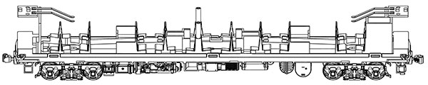 TW-K20-DT22T 1/80 キハ20系用 トレーラーユニット(DT22)前灯・標識灯用LED基板付