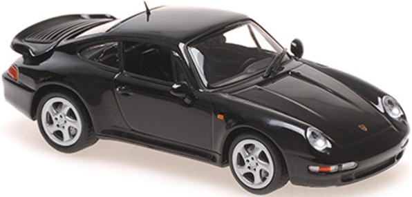 940069204 ミニチャンプス 1/43 ポルシェ 911 ターボ S (993) 1995 ブルーメタリック