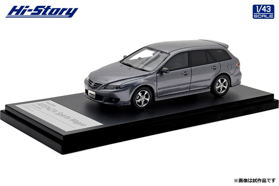 HS490GY Hi-Story 1/43 MAZDA ATENZA Sports Wagon 23S (2004)  チタニウムグレーメタリックⅡ
