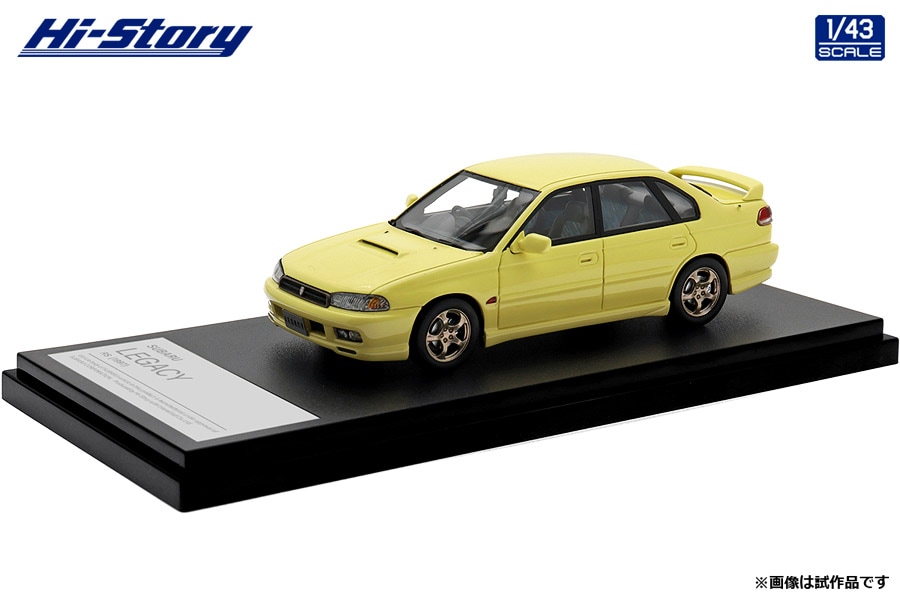 HS499YE Hi-Story 1/43 SUBARU LEGACY RS (1997)  カシミヤイエロー