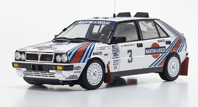 KS08960E 京商オリジナル 1/18 ランチア デルタ HF 4WD オリンパス ラリー ウィナー 1987 #3