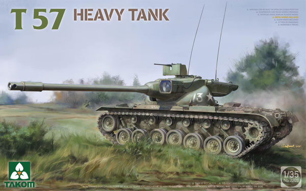 TKO2203 タコム 1/35 T57 重戦車