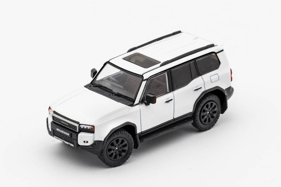 KS075-423 GCD 1/64 Toyota ランドクルーザー プラド 250 - (RHD) - ホワイト