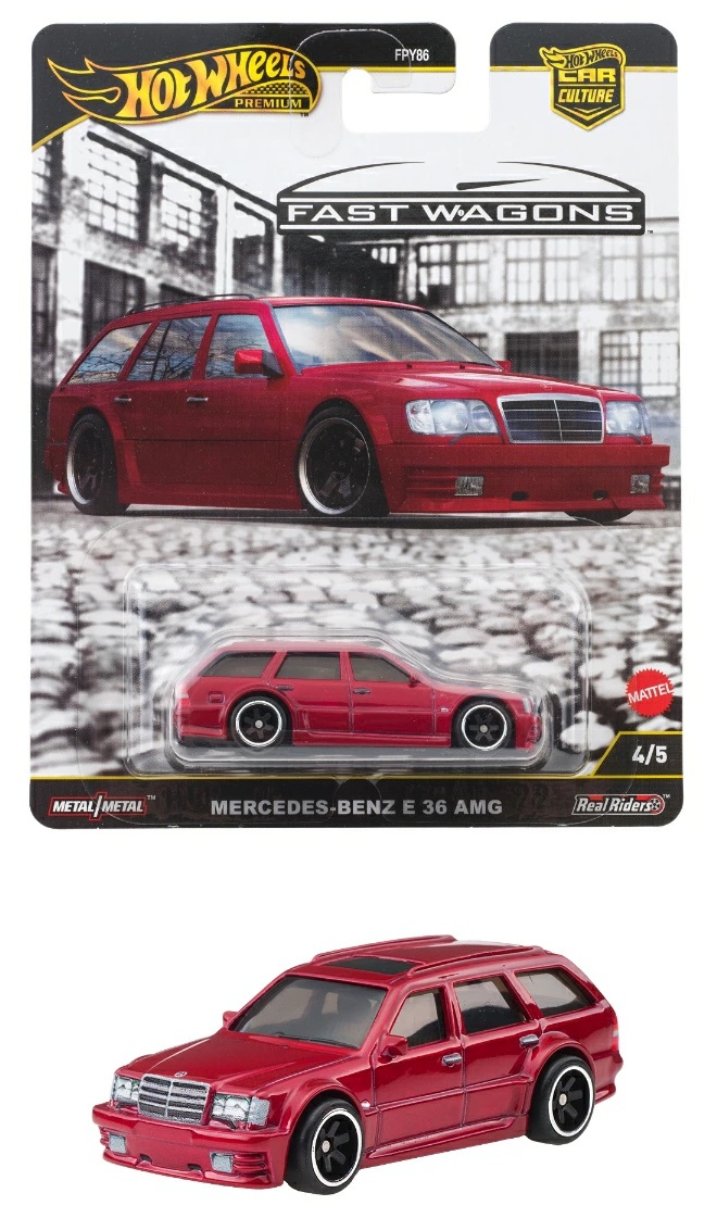JBK69-9866 ホットウィール カーカルチャー ファスト・ワゴン メルセデス・ベンツ E 36 AMG