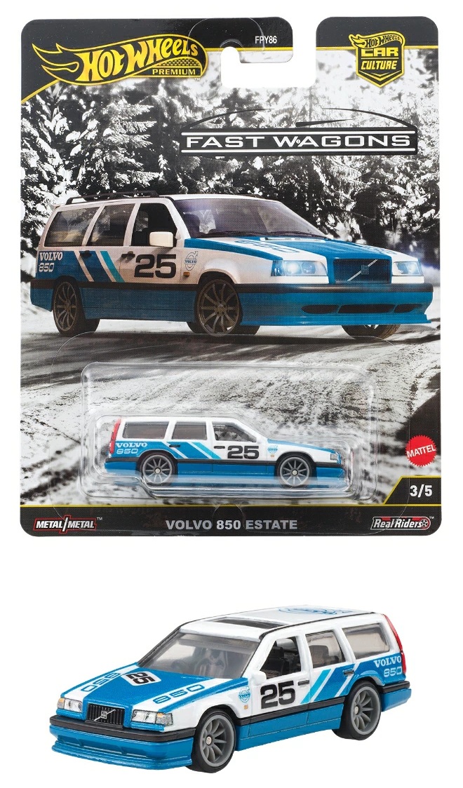 JBK68-9866 ホットウィール カーカルチャー ファスト・ワゴン ボルボ 850 エステート